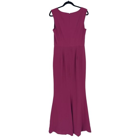 Dress the Population Monroe Hibiscus Side Slit Gown Dress Size Large Prom Formal - Picture 4 of 13